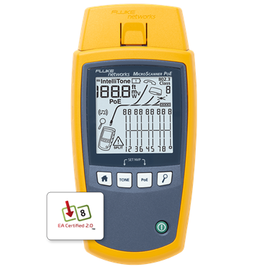 Ethernet Alliance Certifies the First Field Tester:  MicroScanner PoE