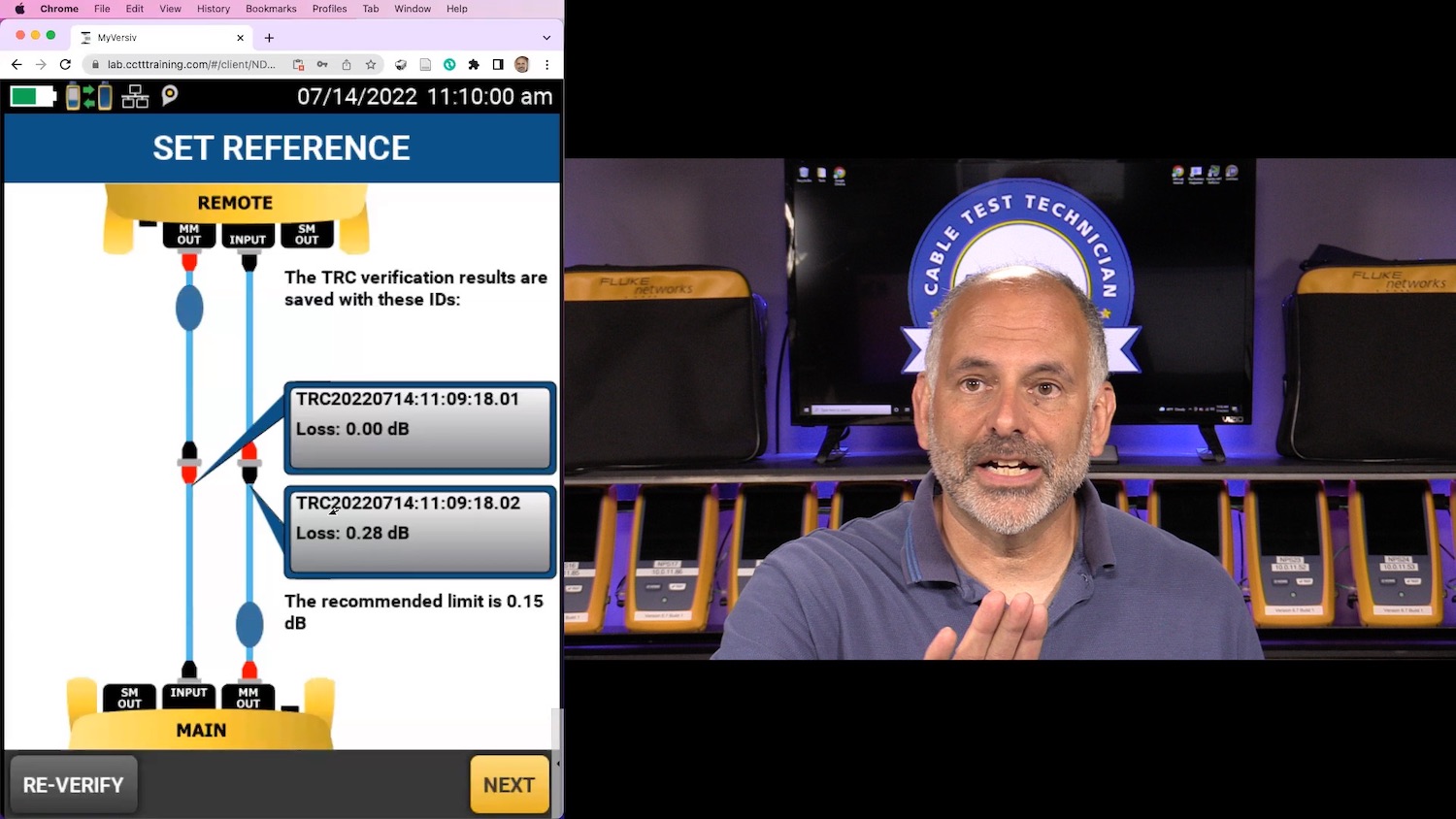 Instructor appears on the right side of the user’s screen while tool controls appear on the left